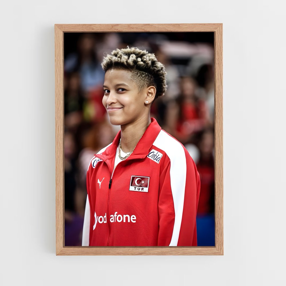 Poster Melissa vargas puissantes – affiche Volleyball (vue 4)